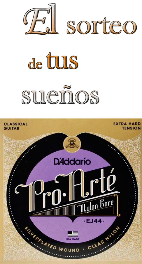 Daddarío Pro Arté Tensión Extra Alta Ej44 Cuerdas Guitarra